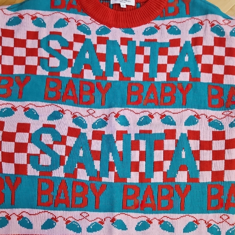 Festive Santa Baby Sweater